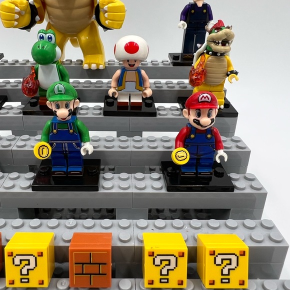 10 Super Mario Bros Custom Minifigures, Mini Figures, - Picture 7 of 14